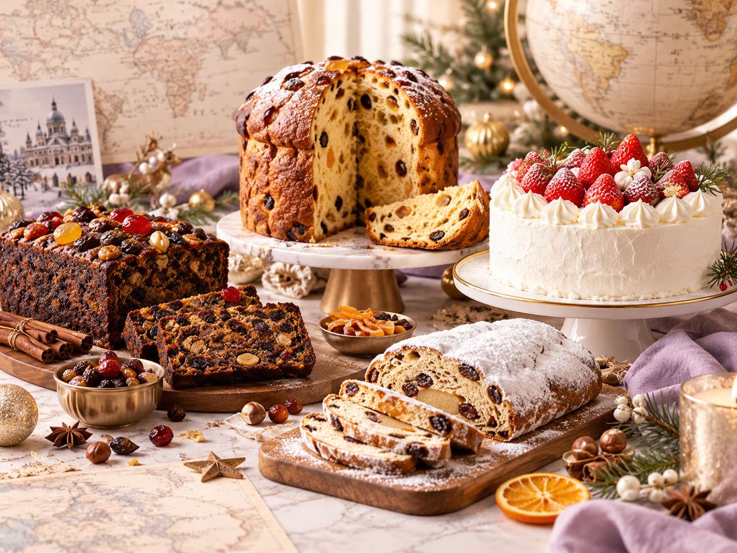 Christmas Cakes Around the World